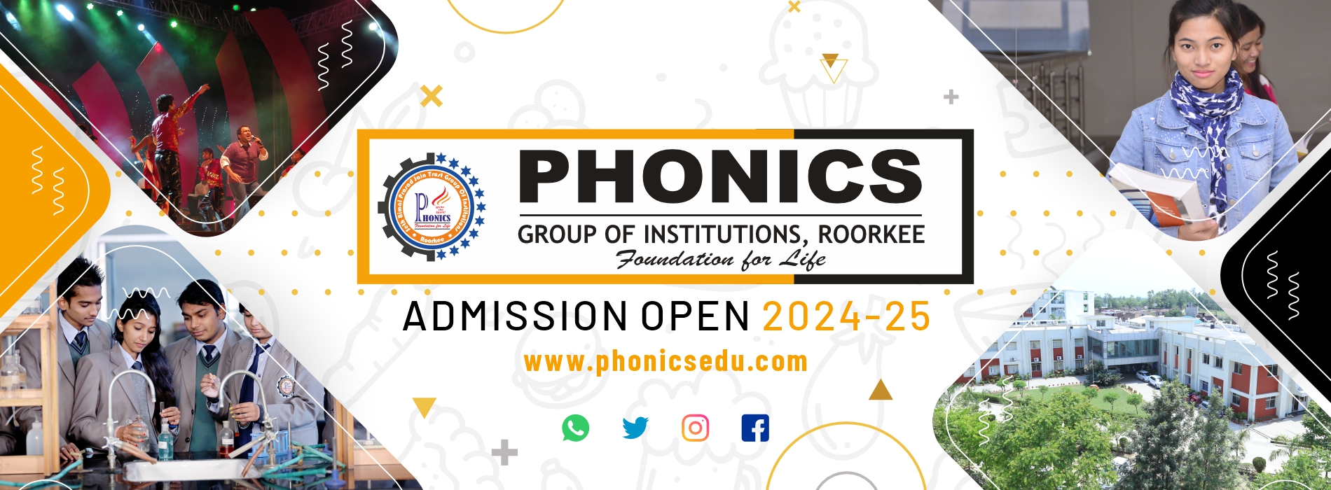 Phonics Group of Institutions Roorkee Logo